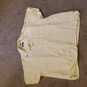 Nautica Linen Short Sleeve Button-Down Shirt